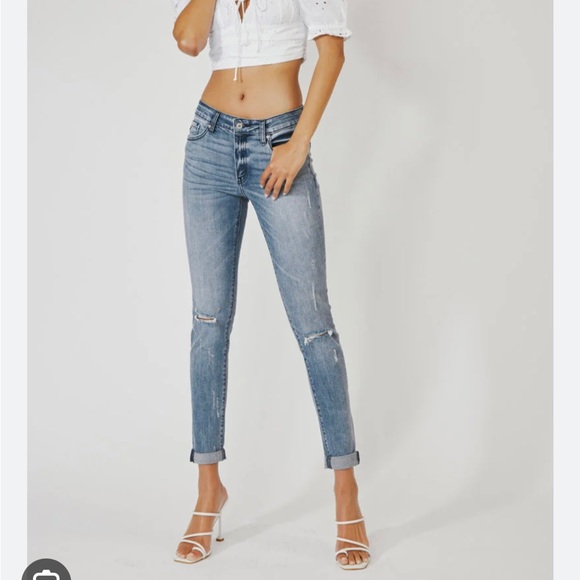 Kancan distressed skinny jeans size 3/25 - Picture 2 of 11